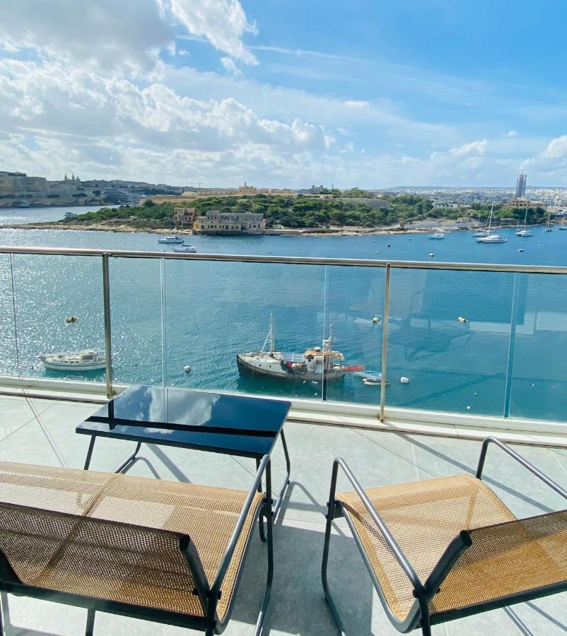 Sliema Seaview Apartment- Valletta Views - Apt 8, 49 Tigne Point Mansions المظهر الخارجي الصورة